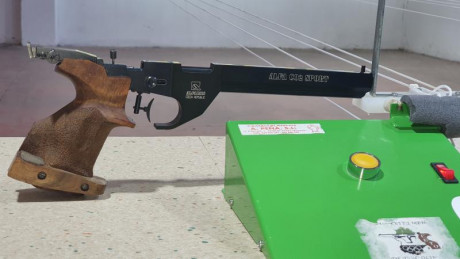 Pistola de Co2, la famosa alfa sport.
Buen estado, segundo propietario. Es de una compañera del club.
Se 01