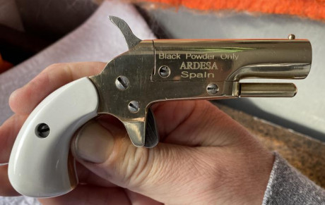 Arma avancarga guiada con AE
El arma favorita de los jugadores profesionales del s XIX por su fácil ocultación 00