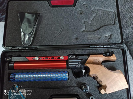A petición de un amigo pongo a la venta pistola Pardini k12 de diciembre de 2019.

Con dos cachas una 00