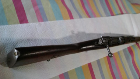 Hola. Se vende fusil Mauser turco, en calibre 8x57/7.92, en perfecto estado de tiro, gran precisión, un 01