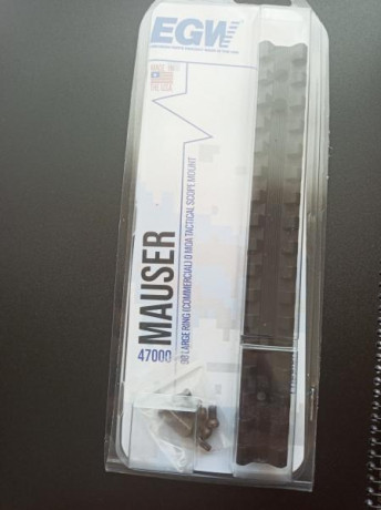 Vendo dos bases monopieza, para rifles Santa Barbara y compatibles.
Son de la conocida marca EGW,traidas 00