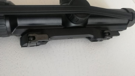 Se vende montura original para krieghoff semprio de carril, para visores zeiss, leica, docter, meopta 02