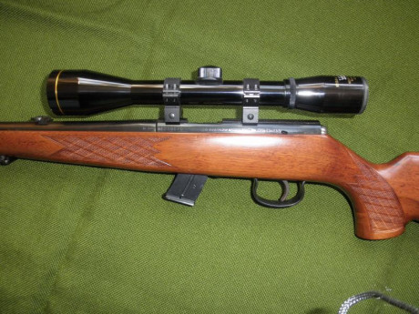 Vendo carabina Anschutz, modelo 1416 KL, con culata montecarlo, del calibre 22 LR, en perfecto estado.
Está 00