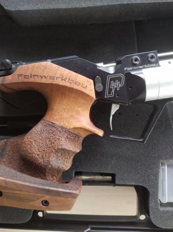 Comprada en Ibergrips, la fecha de la botella es de 2014. Esplendida pistola para aire 10m, muy poco uso. 00