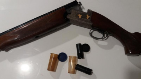Vendo superpuesta franchi 2000 falconet.
Estado escelente  , 71 cm de cañon , seletor de tiro.
4 polichoc 02