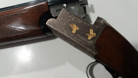 Vendo superpuesta franchi 2000 falconet.
Estado escelente  , 71 cm de cañon , seletor de tiro.
4 polichoc 01