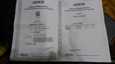 Vendo caja fuerte de seguridad sin estrenar. Nueva, sin tan siquiera un arañazo.  Homolagada para armas 02