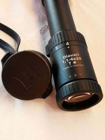 VISOR ZEISS DIAVARI 1,1X4X24. COMO NUEVO. PRECIO 450€. 00