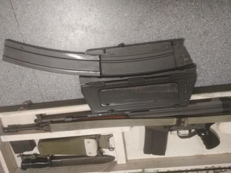 Hola, vendo CETME C guiado, lo compre en una armería, con un cargador de 20 cartuchos y otro de 3 cartuchos, 140