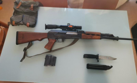 Vendo Zastava M76 porque no lo uso. Fue un capricho y casi no he tirado. Está en muy buen estado. Regalo 00