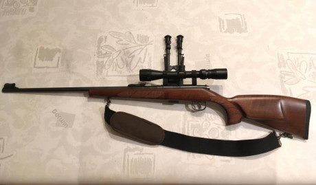Hola:

Vendo esta carabina, de la conocida y fiable marca CZ, Calibre 22 LR. 

Es el modelo 553 con SISTEMA 20