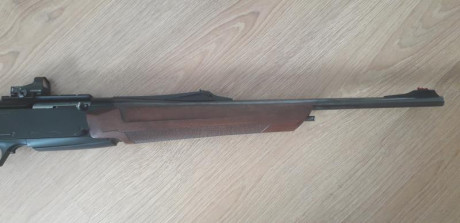 Se vende este rifle, ideal batida o montería. 9,3X62 Calibre contundente. Alza y punto de mira de batida, 00