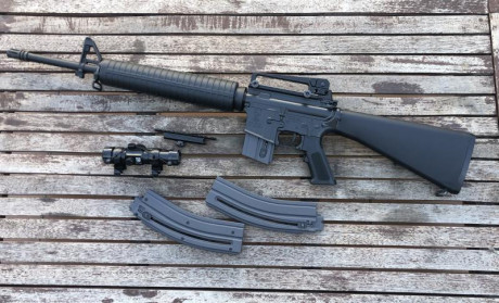 Vuelvo a poner en venta mi rifle Colt M16 .22 Lr hecho bajo licencia por Walther, de la segunda generación. 00
