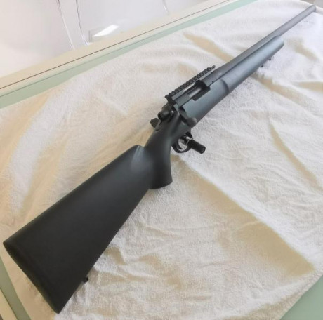 Vendo Remington 700 Police calibre 308W  paso de estría 1/12, cañón bull barell  de 66 cm, culata HS precisión 110