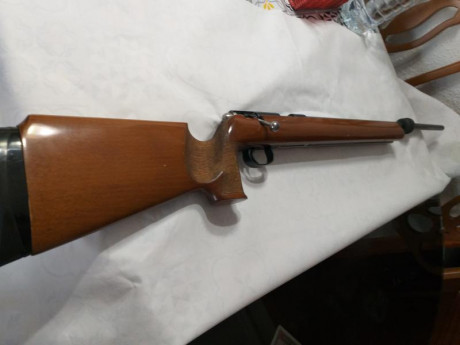 Pongo en venta esta carabina.sistema cerrojo 64
Estado bueno.bastante efectiva y agrupa bien 02