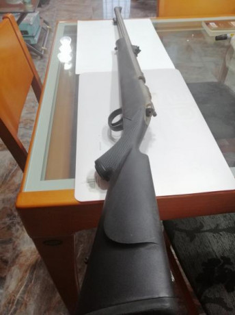 vendo rifle moderno avancarga ardesa calibre 50 por no usar. tiene poco uso 
y si alguien lo puede aprovechar 02