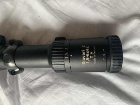 Vendo Zeiss Diavari Z 1,5-6x42. Como veis en las fotos esta impecable porque has estado siempre montado 02