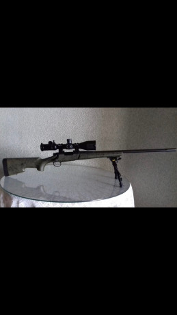 Mi amigo Jaime vende este maravilloso Rifle cañón 26” 66 cm,mira 3,5-25x56,tubo de 35mm,torretas balísticas,anillas 02
