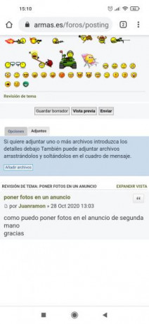 como puedo poner fotos en el  anuncio de segunda mano 
gracias 10
