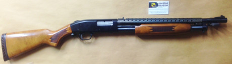 Buenas.
Busco el protector de cañón para una escopeta de corredera Mossberg mod 500A como el de la foto.
Un 00