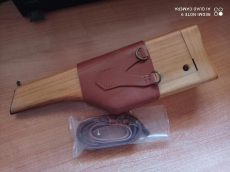 Culata de madera para réplicas de pistola Máuser C96, no se puede utilizar en armas reales, no es de confección 01
