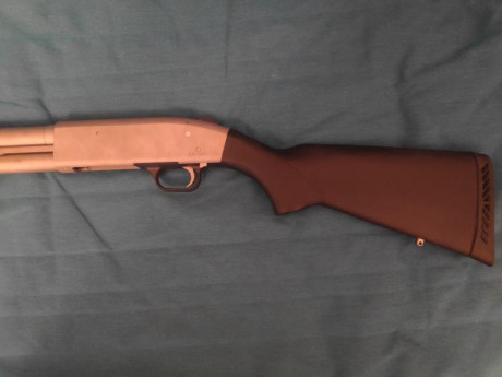 Se vende escopeta calibre 12/70 Mossberg 500 Mariner. 
Escopeta sencilla de mantener y desmontar, dura 12