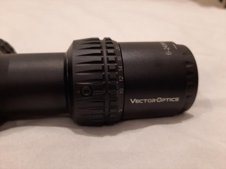 Vendo visor Vector Optics Veyron 6-24×44 FFP comprado en Aliexpress en Septiembre y recibido el 26 de 22