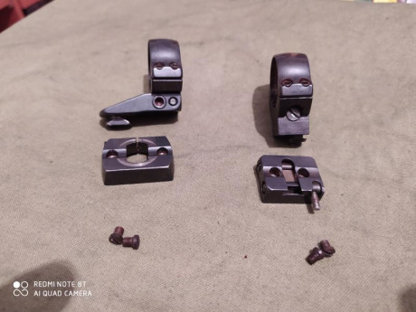 Saludos. 
Vendo monturas Apel del rifle de un compañero. 

Son Apel de pulgada para rifle Santa Bárbara. 02