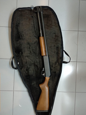Buenas a todos.
Un buen amigo vende esta escopeta de corredera marca FABARM de calibre 12. Está en muy 01