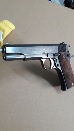 Hola buenas, cambio está pedazo de arma española por pistola de aire ( 10 metro ) o por revolver 32. El 00