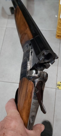 Hola compañeros , pues que vendo escopeta marca C.Gamba , no pone el modelo , superpuesta de tiro , con 00