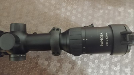 Vendo visor Steiner Ranger 2-8x42 retícula iluminada , esta en perfecto estado  y funciona perfectamente
no 01