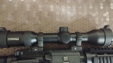 Vendo visor Steiner Ranger 2-8x42 retícula iluminada , esta en perfecto estado  y funciona perfectamente
no 22