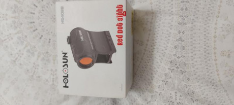 Pues eso cambio visor holosun modelo hs403b...punto rojo el cual tiene varios tamaños..asta 2 MOAS.
esta 02