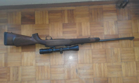 Rifle BSA CF-2 calibre 270 Win., maderas al aceite, bases Warne, buen estado estetico y funcional, precio 02