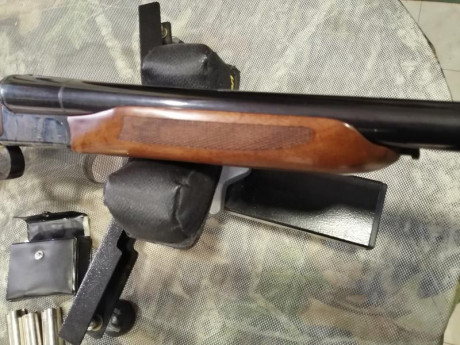 Sin uso ,tan solo usada en una ocasión , no hay diferencia con respecto a otra escopeta sacada de su embalaje 40