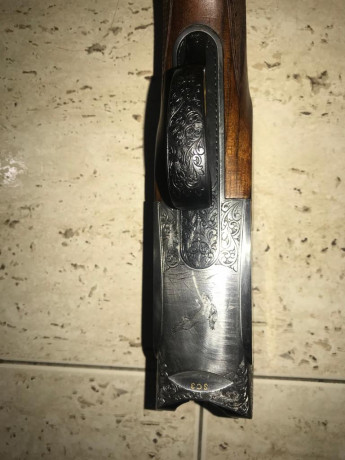 Vendo escopeta Perazzi modelo SC3 de tiro al plato, gama alta. Maderas al aceite, batería extraíble, banda 22