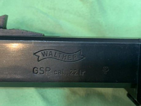 Vendo WALTHER GSP cal 22Lr + Cañon 32 sw 
2 cargadores del 22.
2 cargadores del 32.
Grupo de disparo montado 72