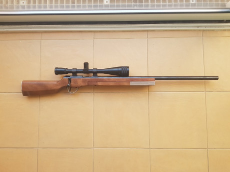 Hola a to2, vendo carabina Walther cal. 22lr con visor Weaver T36 y con culata artesanal tipo Kelbys para 02