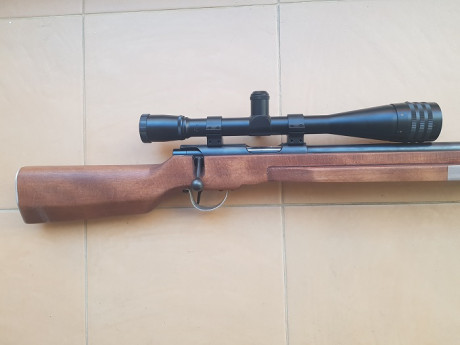 Hola a to2, vendo carabina Walther cal. 22lr con visor Weaver T36 y con culata artesanal tipo Kelbys para 01