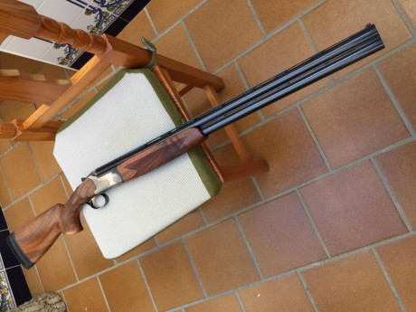 Hola, vendo superpuesta de caza marca Fabarm, Modelo Gamma Lux, calibre 12, cañones de 71 cms. con polichok 20