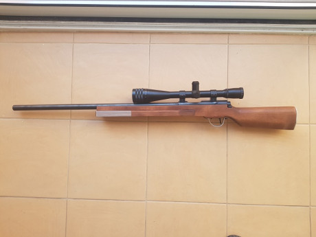 Hola a to2, vendo carabina Walther cal. 22lr con visor Weaver T36 y con culata artesanal tipo Kelbys para 22