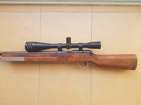 Hola a to2, vendo carabina Walther cal. 22lr con visor Weaver T36 y con culata artesanal tipo Kelbys para 21
