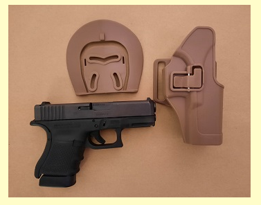 Vendo funda rígida Para GLOCK 17, 19, 22, 23, 31
La compré para mi Glock 30 calibre 45 ACP pero es estrecha. 00
