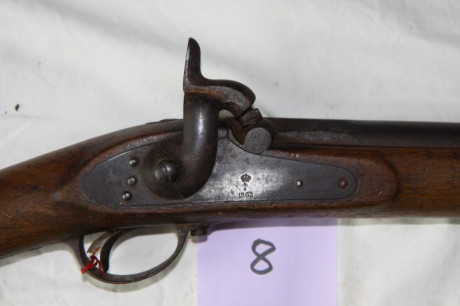 Fusil español de avancarga con alza graduable.
Año 1862.
Precio: 250€
Solo respondo al numero de telefono 01