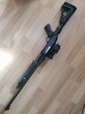 Hola.
Pongo a la venta mi Mossberg 500 . Poco uso, solo caza mayor en ocasiones ...
Tiene un conjunto 02