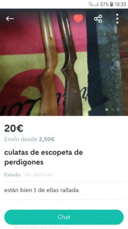 Buenas tardes. Busco culatas de madera de carabinas viejas tipo Gamo, Cometa, Norica y similares de los 42