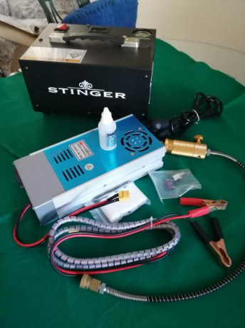 Por retirarme de la afición vendo compresor Stinger comprado este año pero sin llegar a usar,a estrenar,factura 00