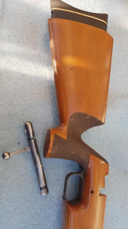 Vendo carabina Anchutz  Match cal. 22 LR , cañón largo y acción 64, gran agrupadora de dianas y resultados 01