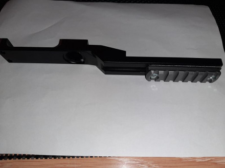 Vendo carril picatinny largo para fx impact. No es original. Lo compre y ni lo e puesto ya que tiro con 00